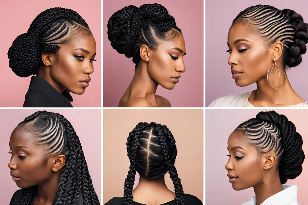 Styling Criss Cross Knotless Braids Waves, Curls, Updos and More