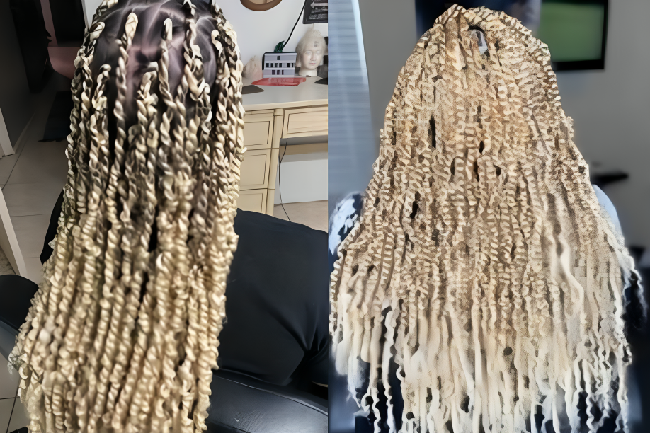 Platinum Blonde Passion Twists