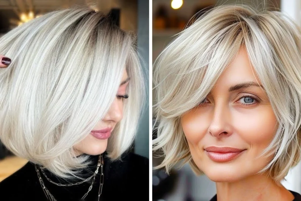 Layered Bob Over 50 new 2024