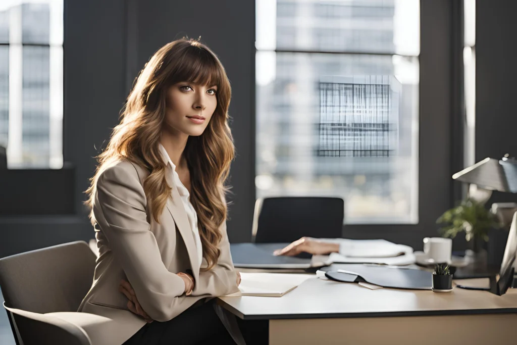 Long Layers with Bangs 