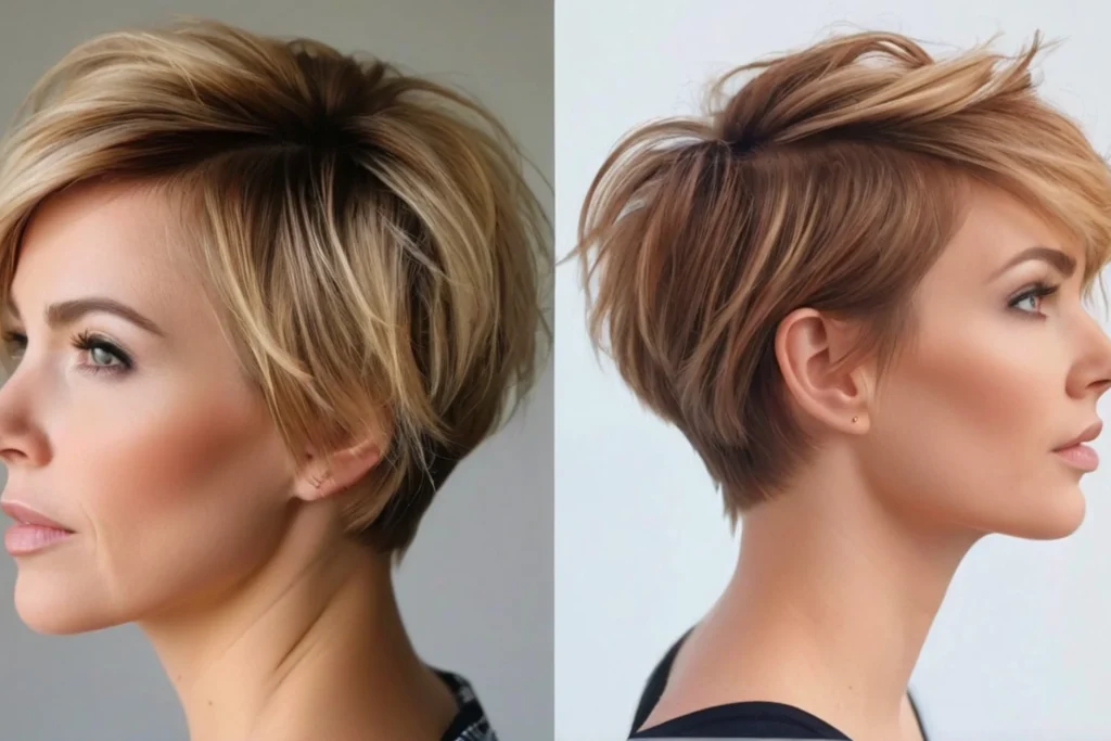 Modern Pixie Cut over 40