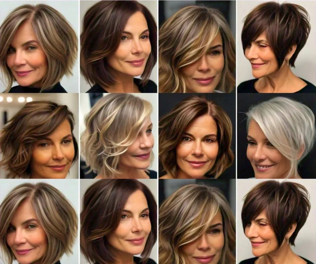 Medium-Length Hairstyles for Women Over 50