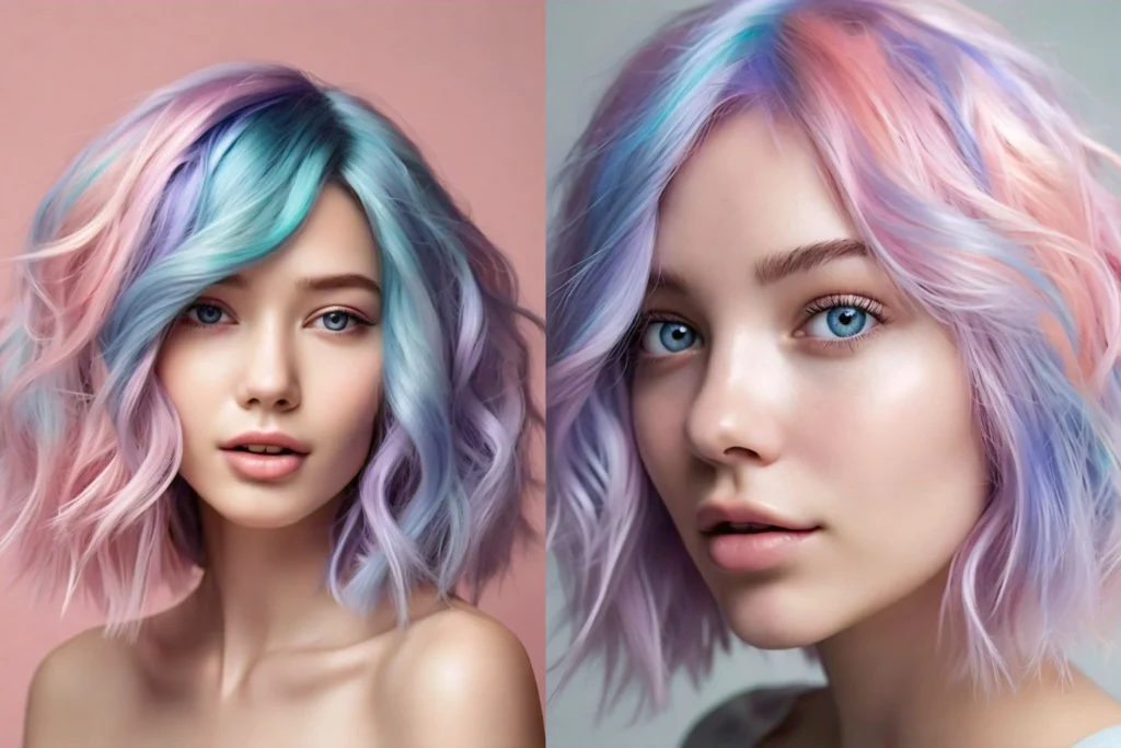 Pastel-Colored Lob