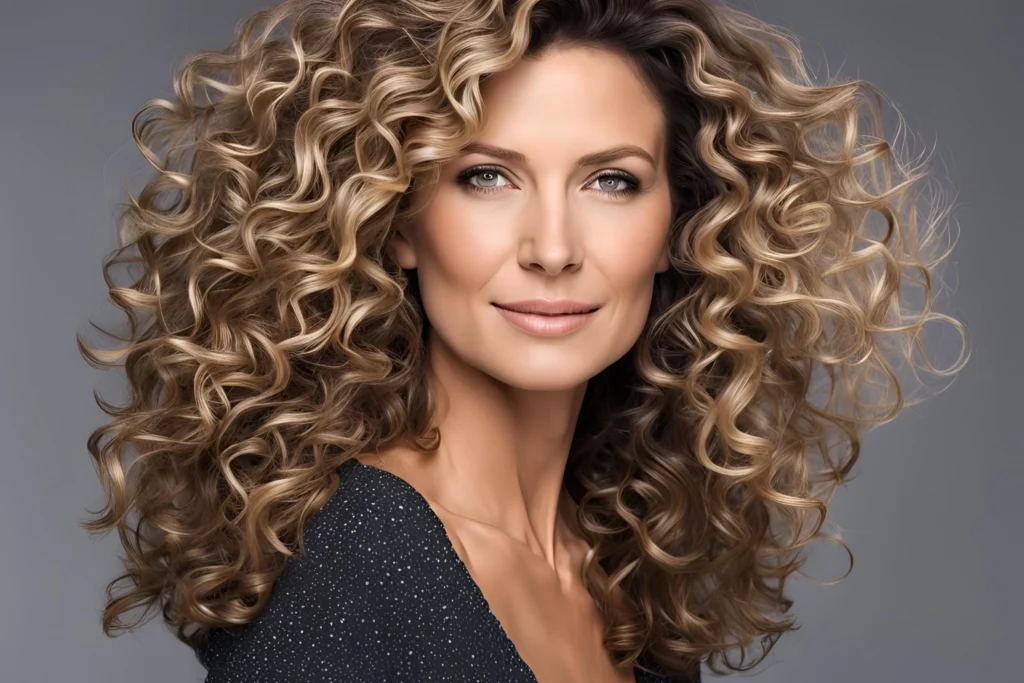 Voluminous curls over 40 To Try in 2024