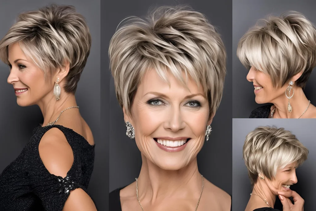 Short Feathered Cut