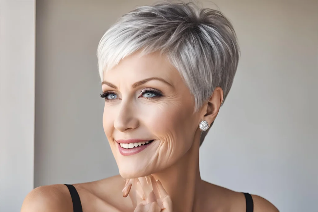 Sleek Pixie for Straight Hair