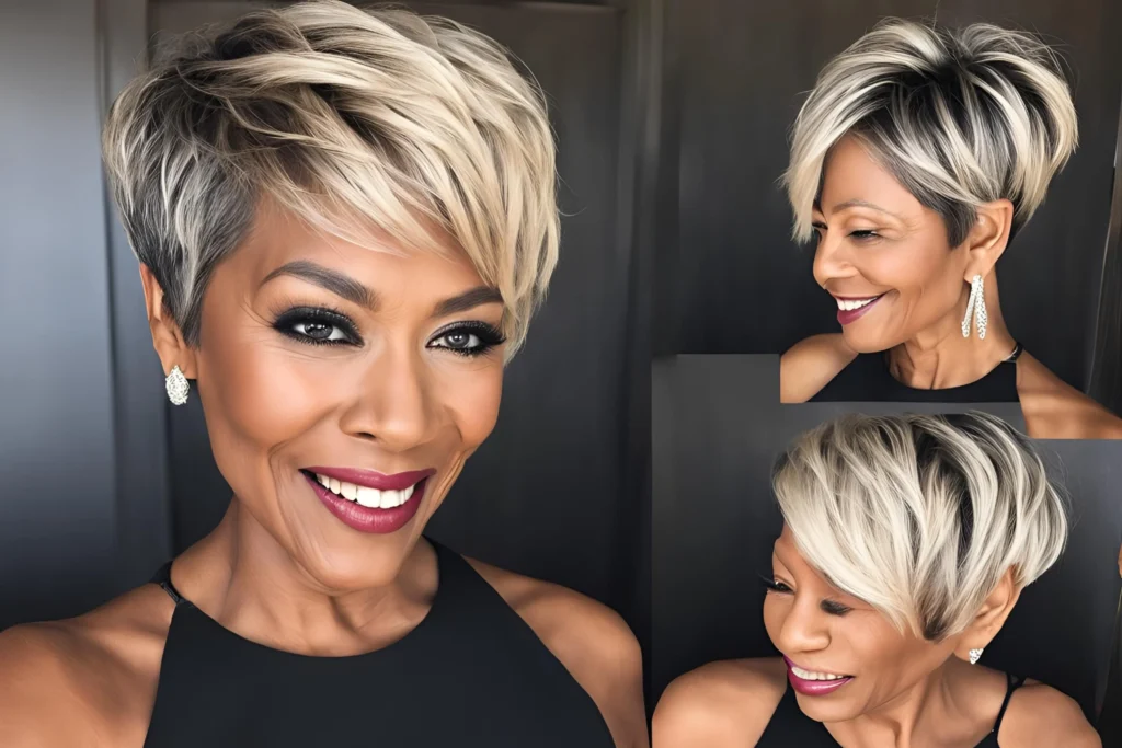 Textured Blonde Pixie