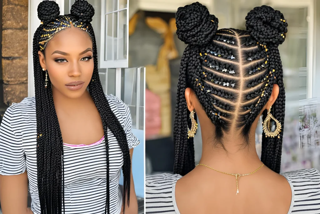 Classic Lemonade Braids with Accessories