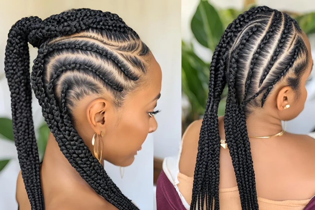 Fulani Lemonade Braids