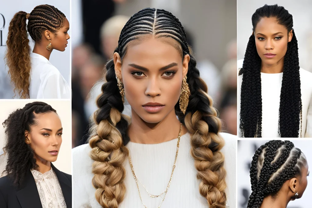 Mixed Texture Braids