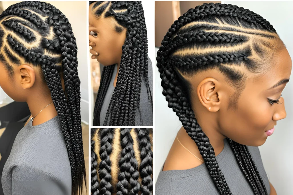 Textured Lemonade Braids