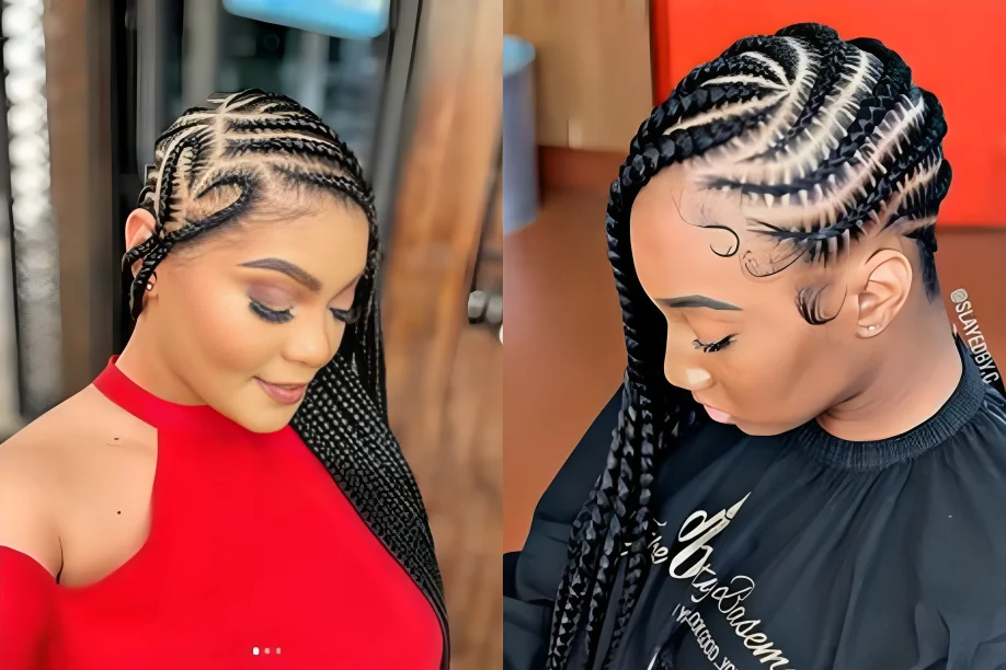 Lemonade Braids for Round Faces