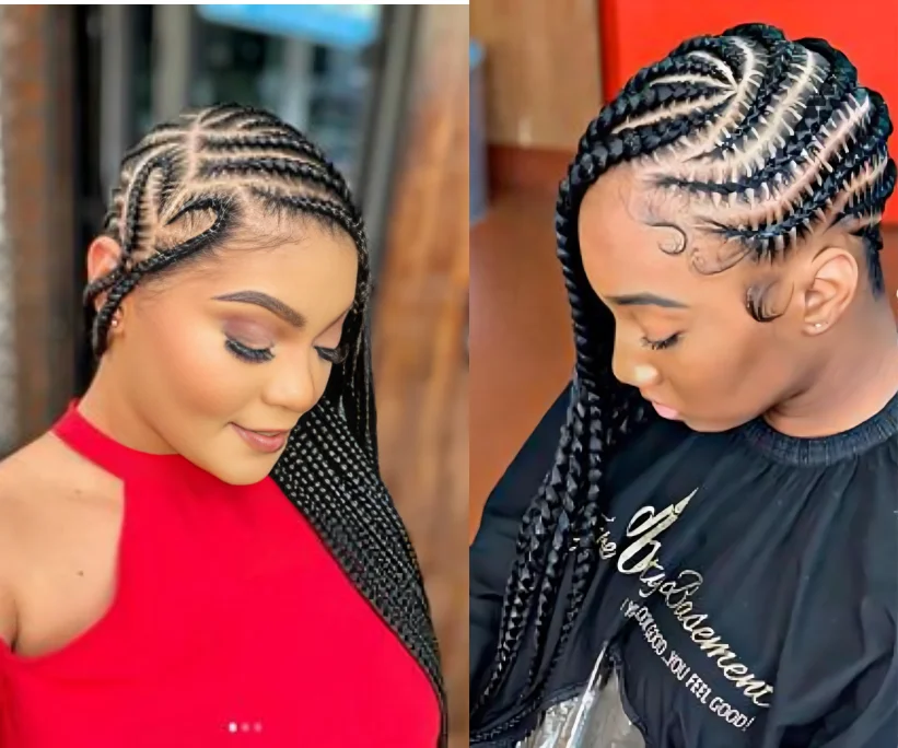 Lemonade Braids for Round Faces