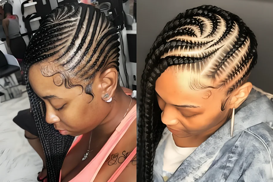 Curved Lemonade Braids