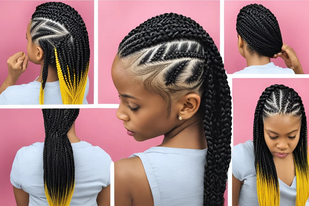 Zig-Zag Lemonade Braids