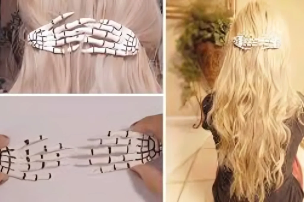 Bone Hair Clips 