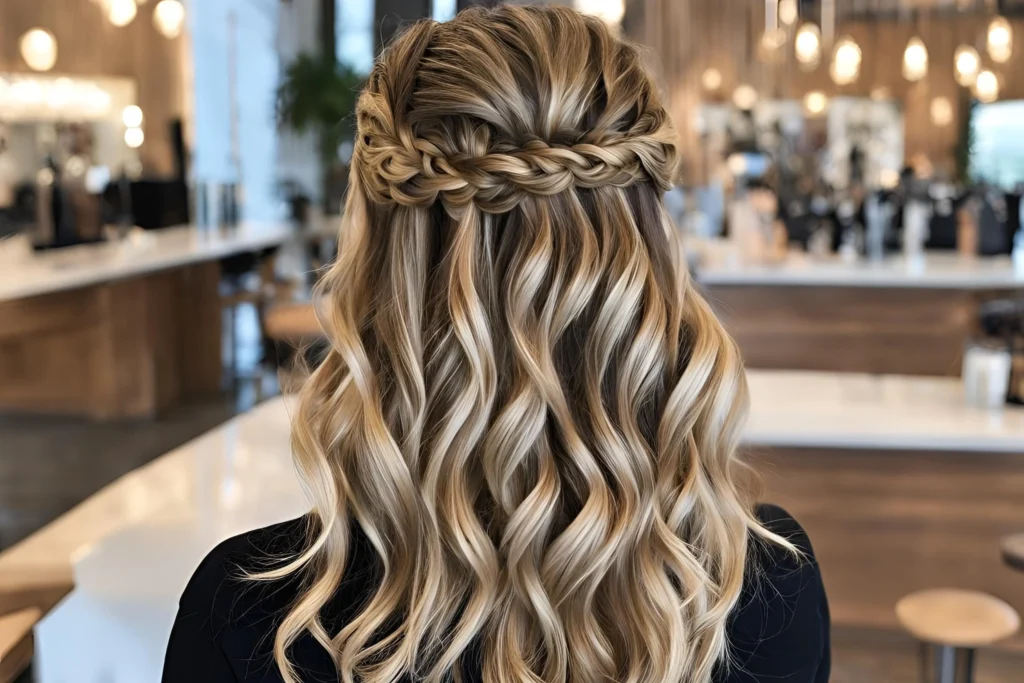 Charming Twisted Half-Up Hairstyle