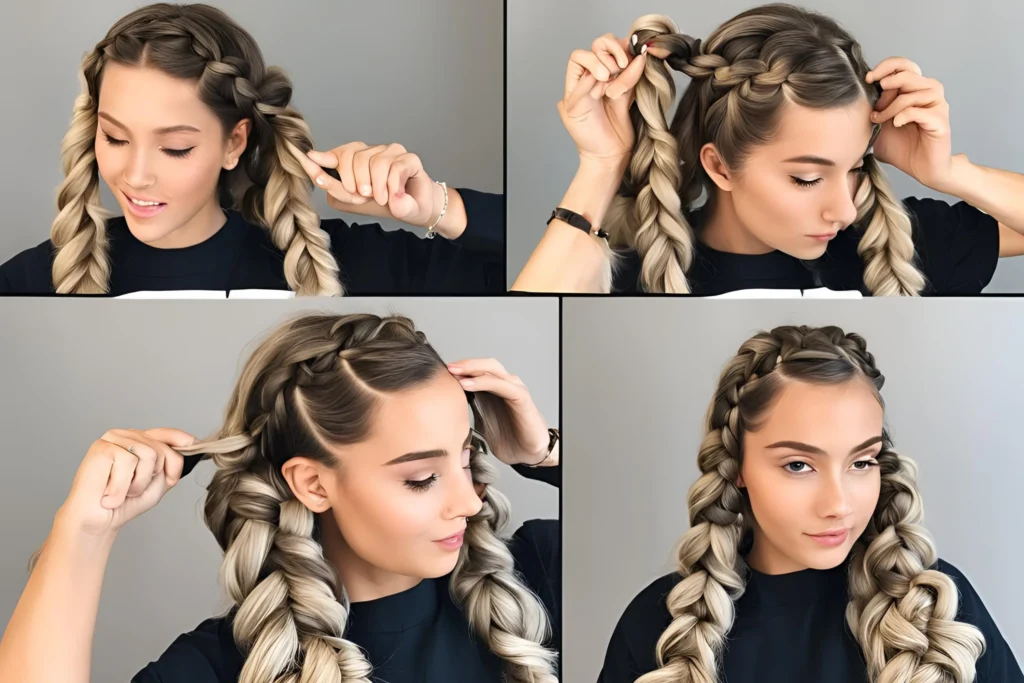 Create the Perfect Bubble Braid Hairstyle