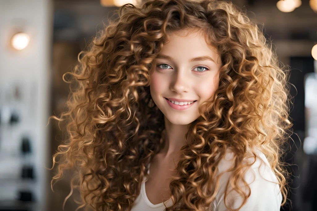 Curly Layers for Bounce and Definition teenage girls