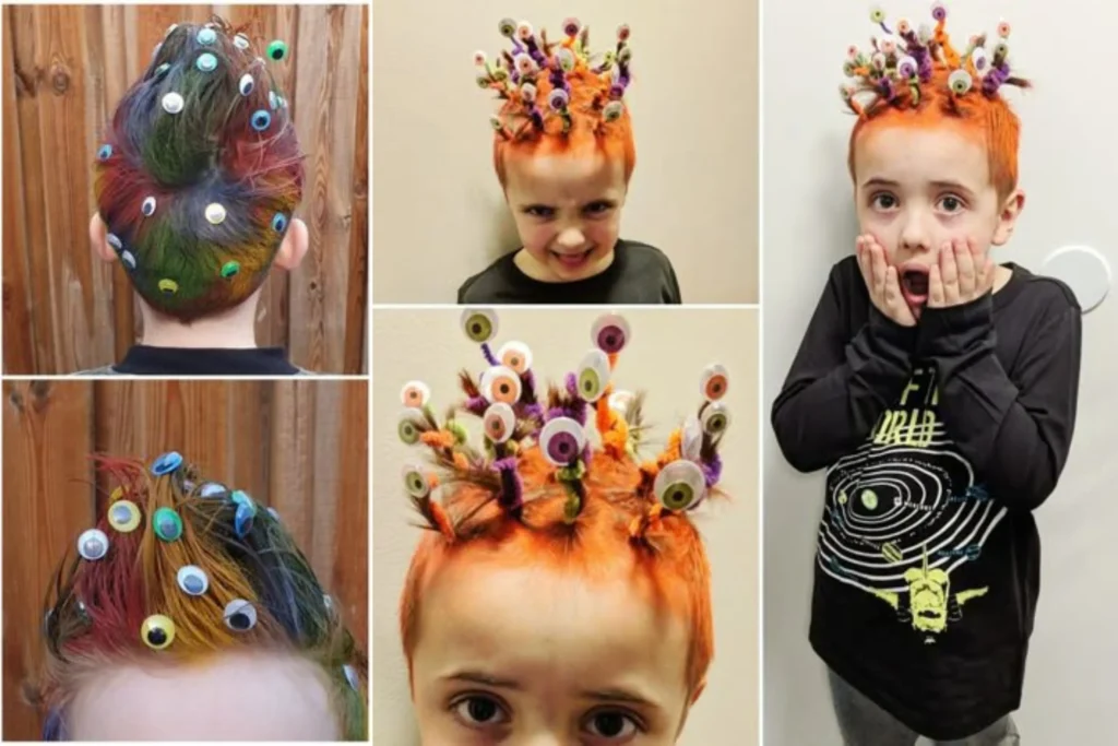 Cute Monster Hairstyles for kids