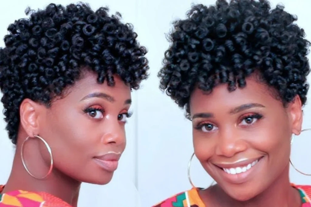 Defined Spiral Curls for Black Women