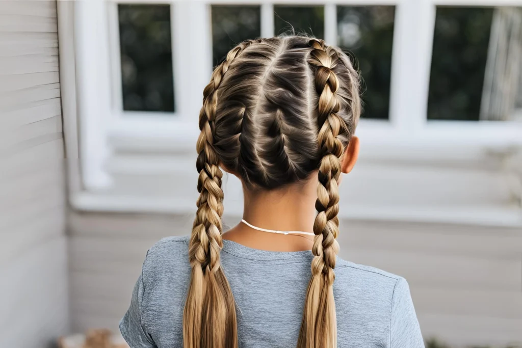 Double Dutch Braids for girls