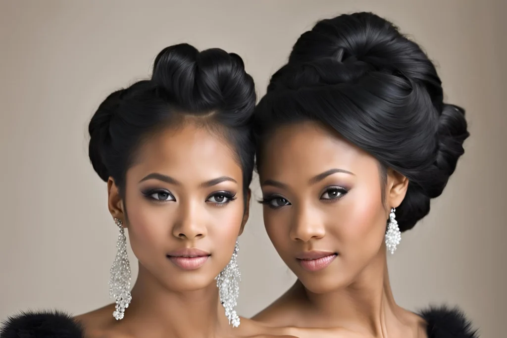 Elegant Updos for Prom for Black Girls