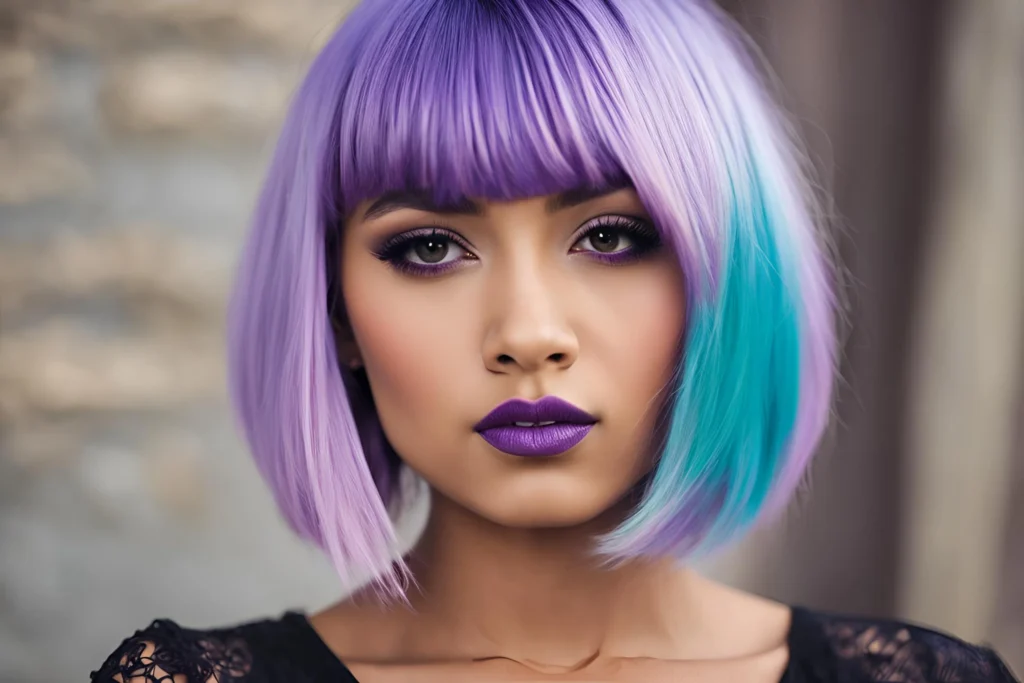 Purple Ombre Bob