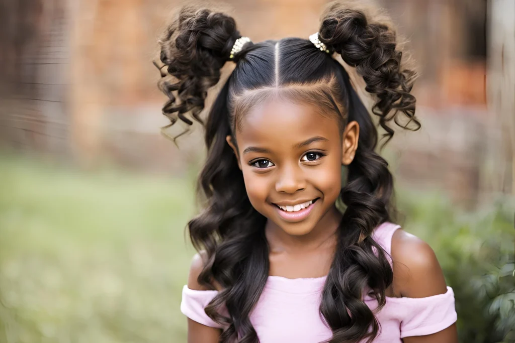 Half-Up, Half-Down Ponytail