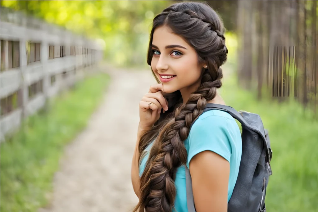 Loose Side Braid for girls 