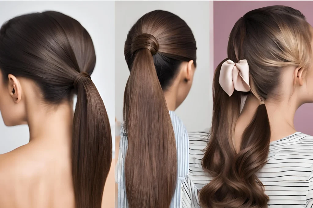 Low Sleek Ponytail for girls