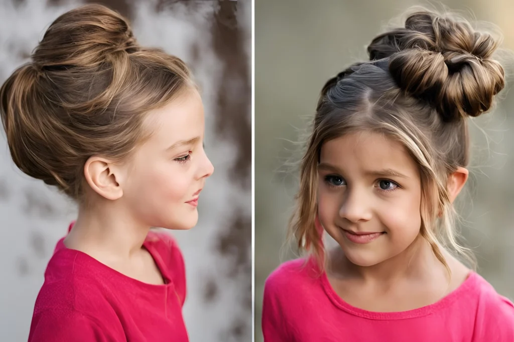 Messy Buns for kids