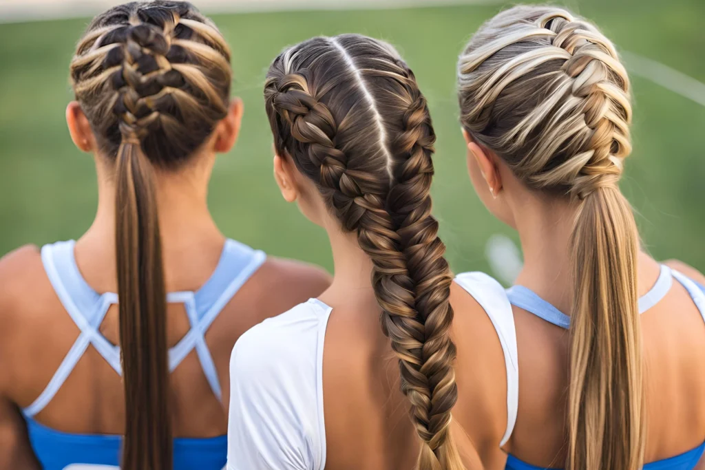 More Volleyball Hairstyles for girls