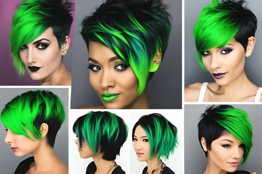 Neon Green Pixie