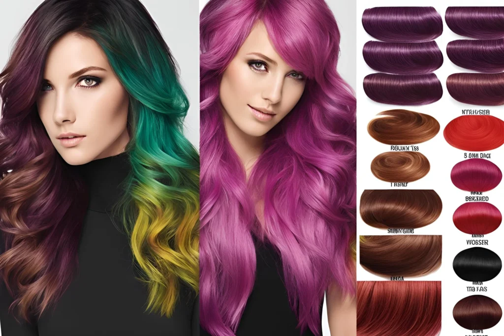 Safe Temporary Hair Dyes and Sprays for Professionals