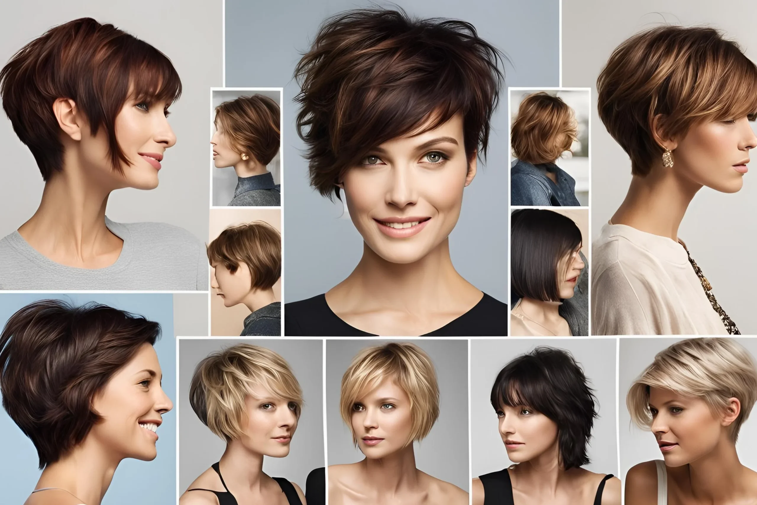 Short Layered Hairstyles for Girls with Fine Hair