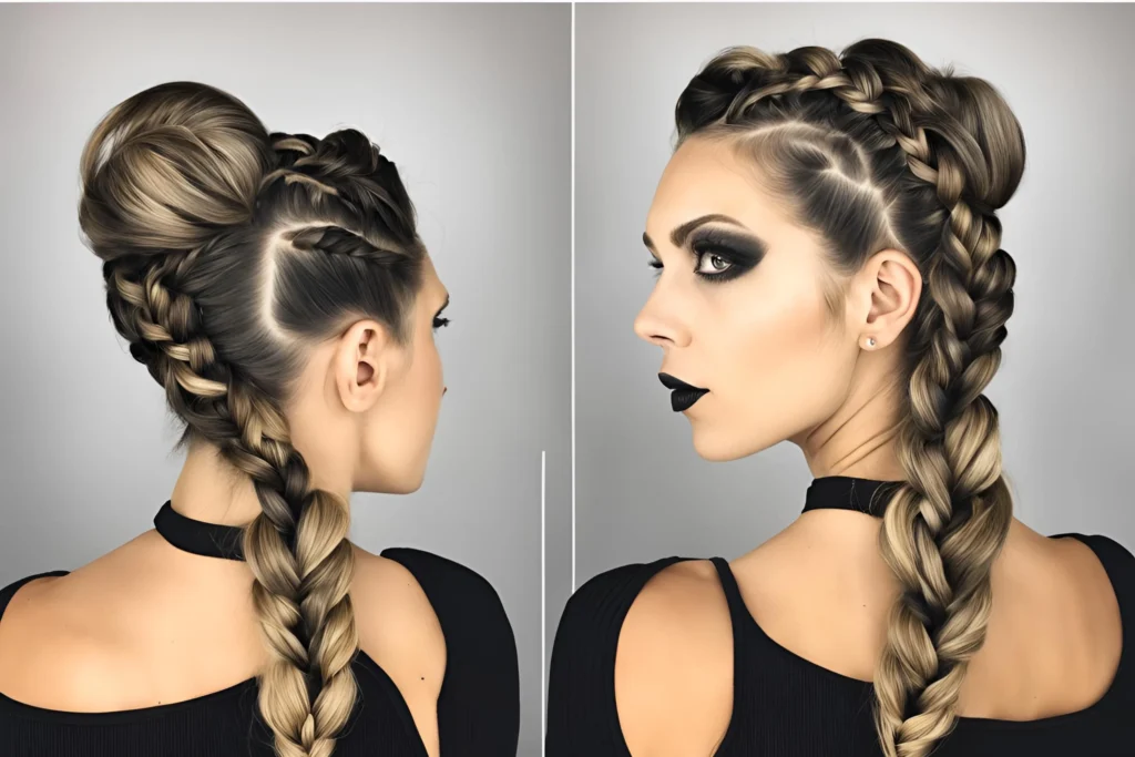 Skeleton Braids Bold and Striking