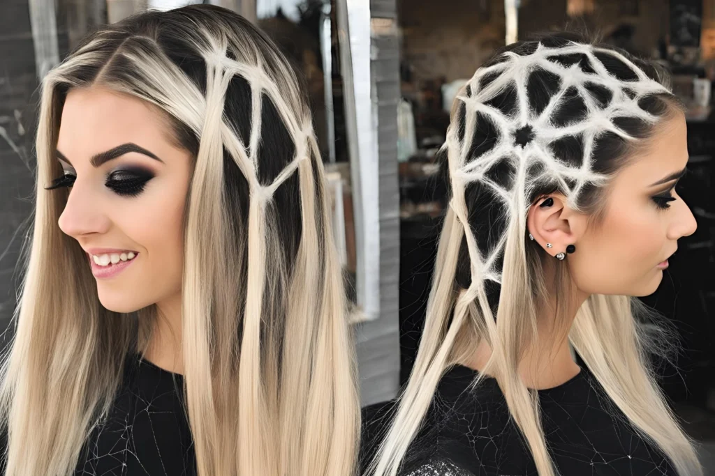 Spider Web Hairdo