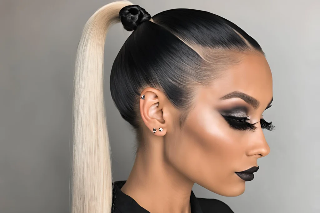 Spooky Sleek Ponytail