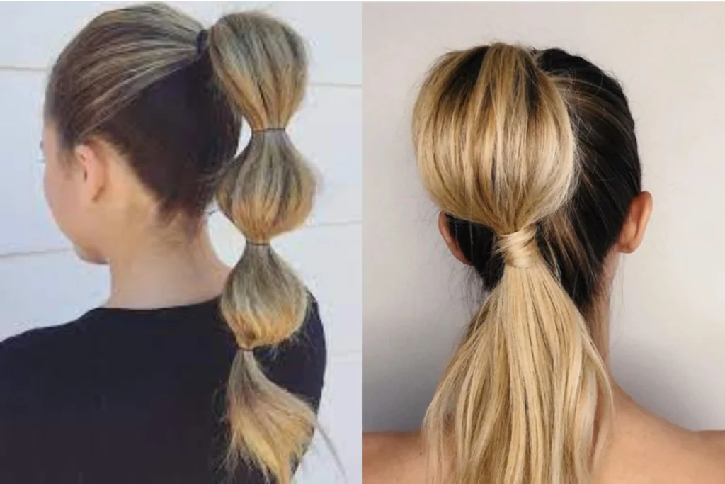 Stylish Bubble Ponytail for girls