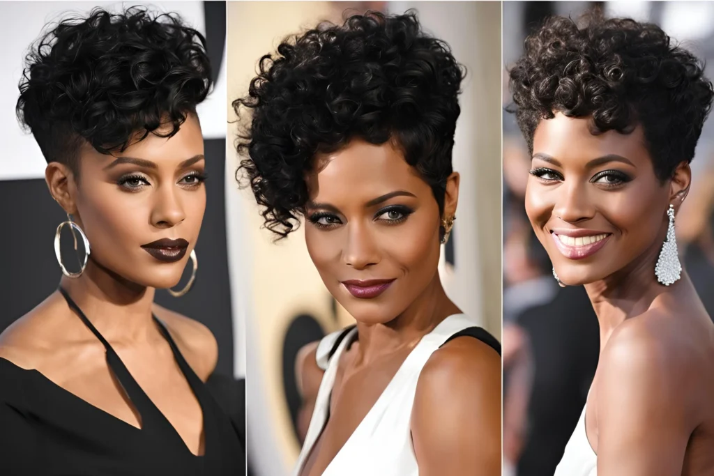 Tapered Curly Cut for Black Women