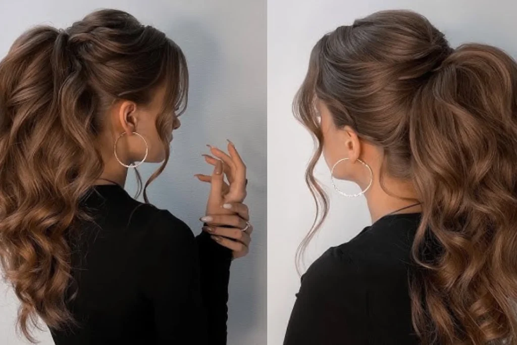 Textured Ponytail with Volume for girls