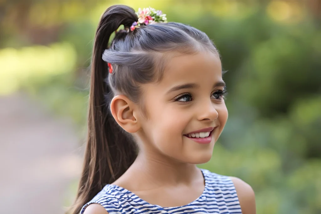 The Easy Ponytail for kids