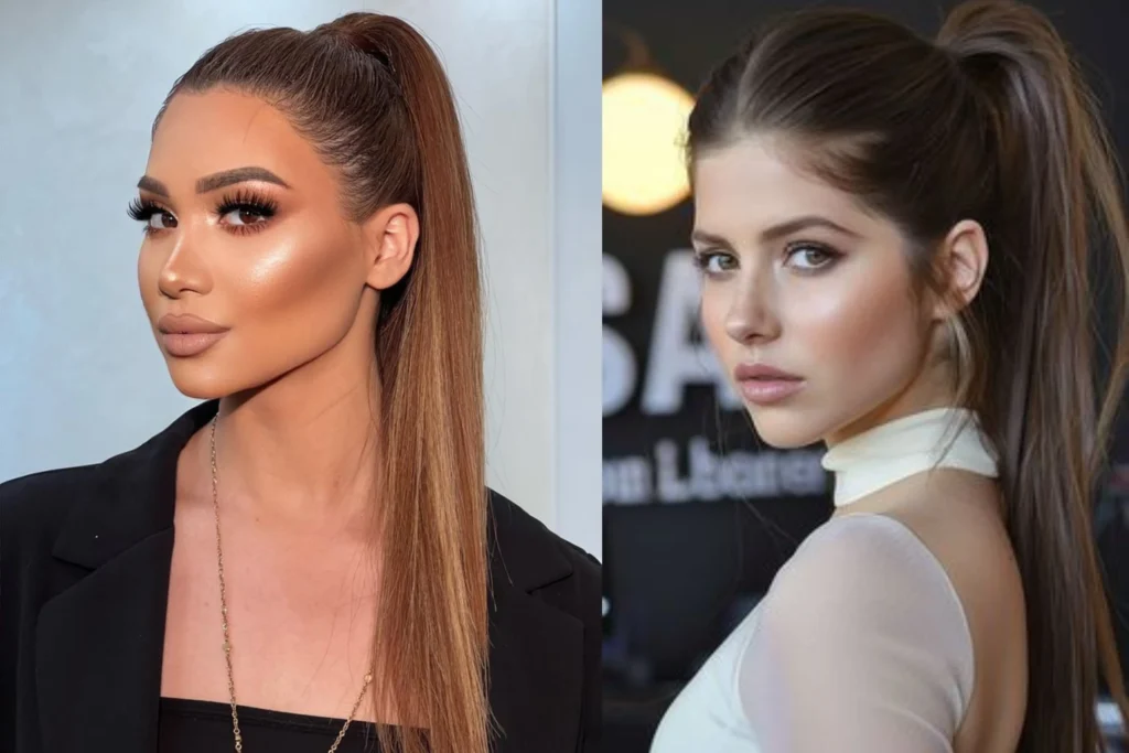 TikTok Stars Who Popularized the Sleek High Ponytail 