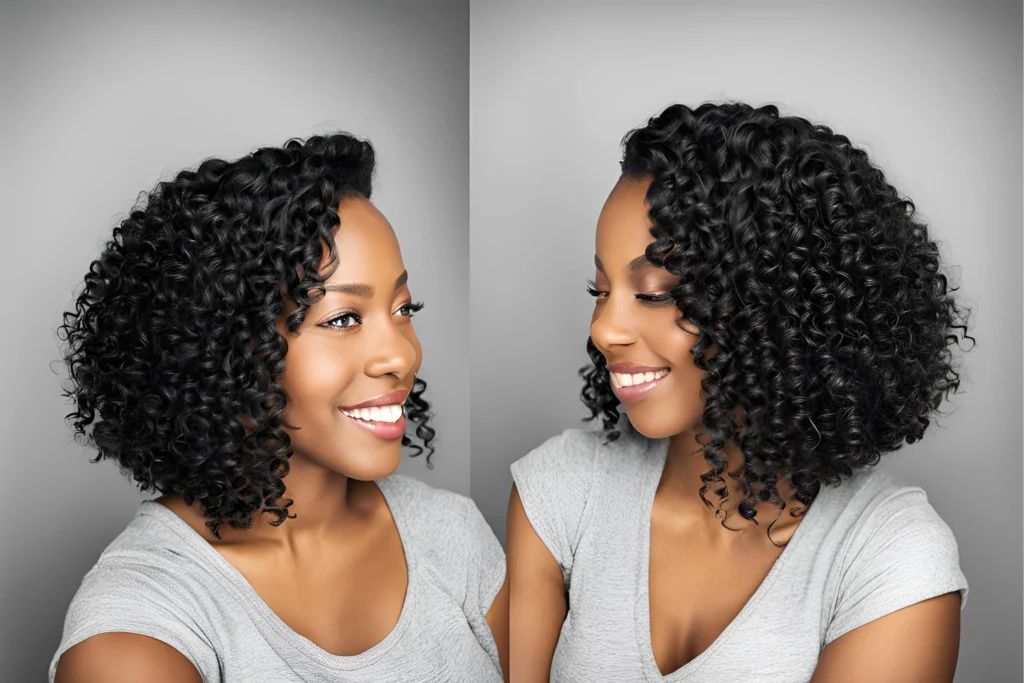 Twist-Out Curly Bob