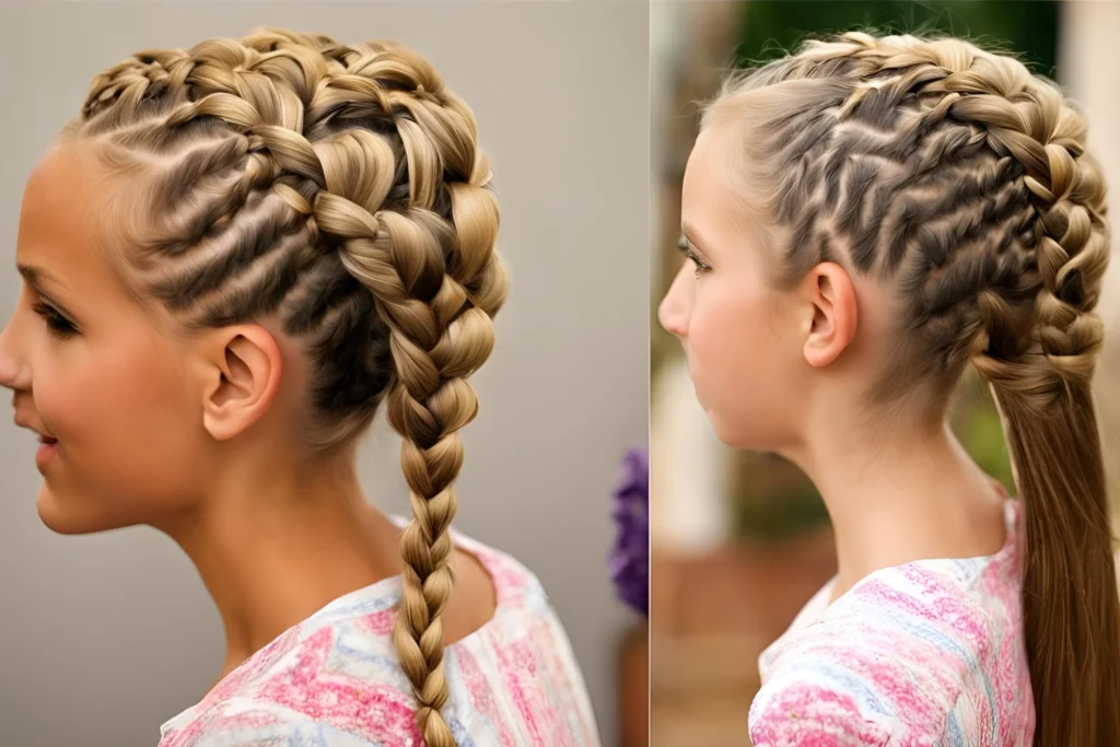 Zigzag Braids for girls