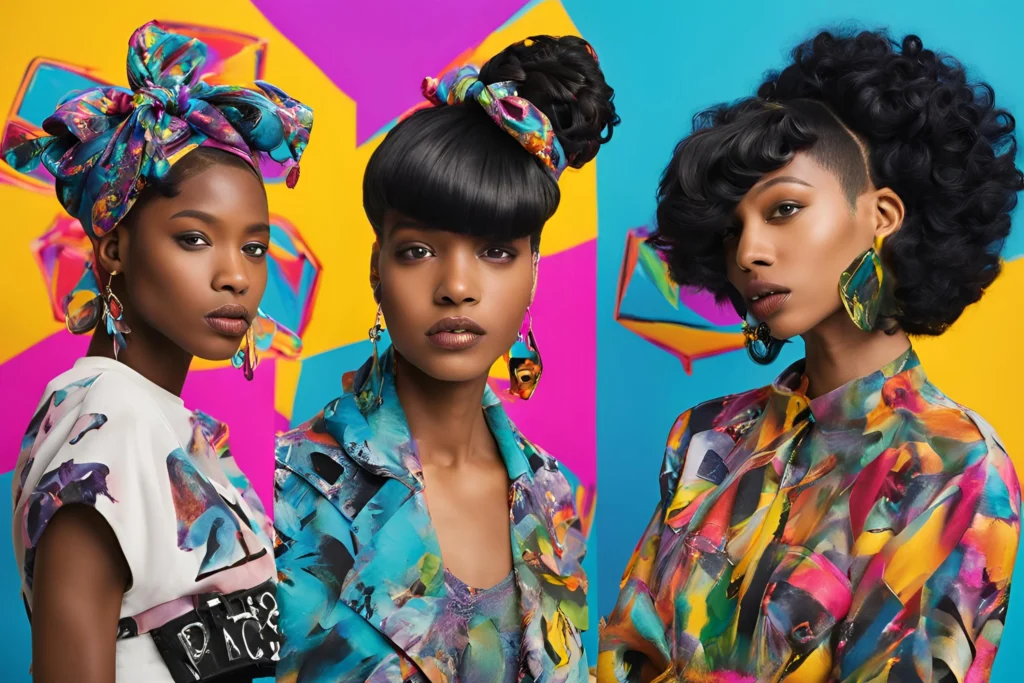 90s Swoop & Flip Bob Hairstyles for Black Girls