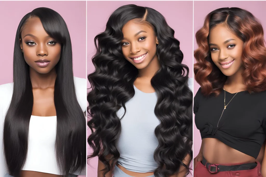 Body Wave, Straight, and Loose Hair for Black Girls