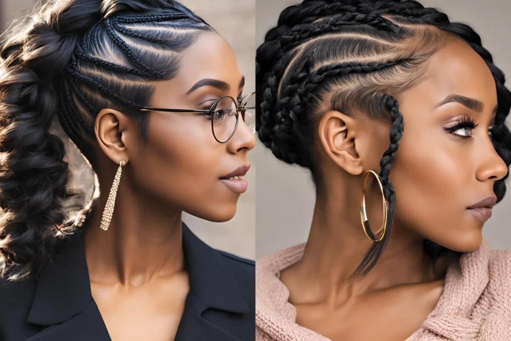 Chill Braided Bob Hairstyles for Black Girls