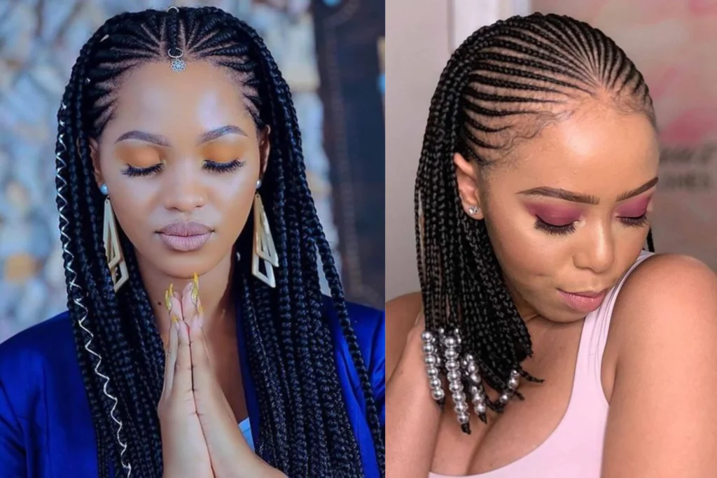 Fulani Braids for black girl